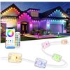 Image 1 : 200FT Outdoor LED RGB Eaves Lights - IP67 Weatherproof w/ Smart App Control & Remote - BRAND NEW!