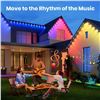 Image 3 : 200FT Outdoor LED RGB Eaves Lights - IP67 Weatherproof w/ Smart App Control & Remote - BRAND NEW!