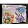 Image 6 : 400PC DIY Pipe-Cleaner Flowers/Handmade Bouquet Crafting Kit - Pink Flower Making Kit - New!
