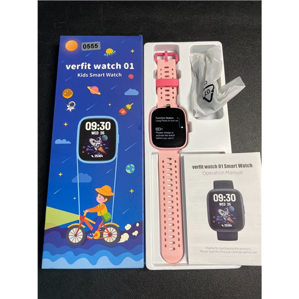 Verfit Kids Smart Watch/Fitness Activity Tracker (Pink) - New