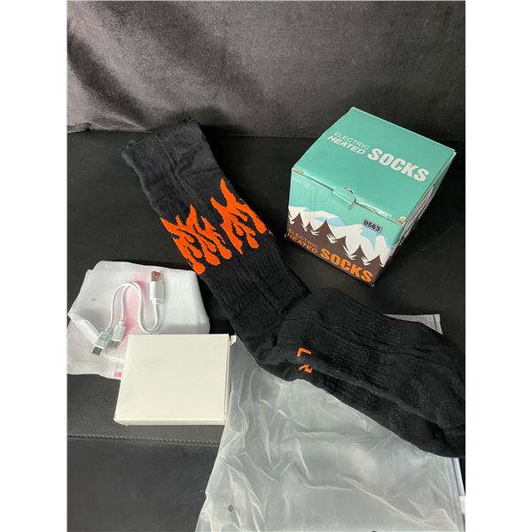 Electric Heated Socks for Men/Women with 5000mAh Rechargeable Battery Packs - NEW