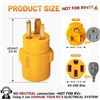 Image 5 : Mecmo Power Adapter; NEMA 6-50P to 14-50R EV Charger Adapter - New
