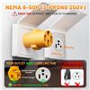Image 9 : Mecmo Power Adapter; NEMA 6-50P to 14-50R EV Charger Adapter - New