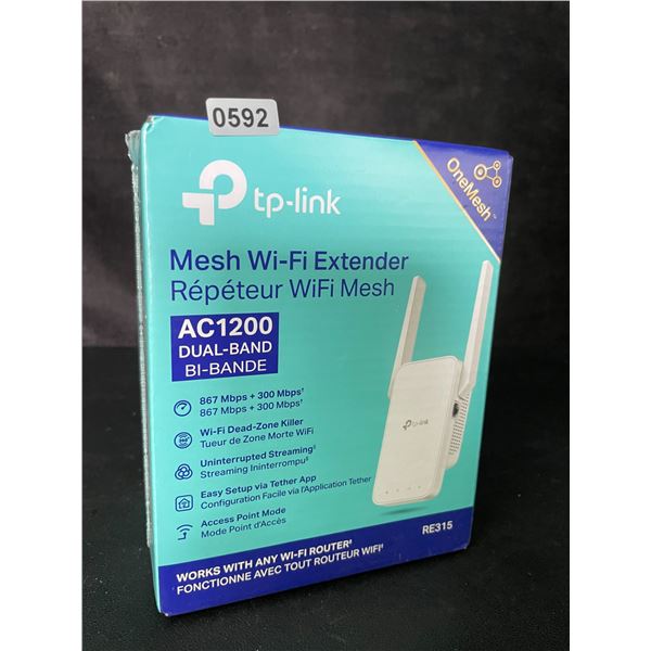 TP-Link AC1200 Mesh Wi-Fi Extender/WiFi Booster - Works with Any WiFi Router - New Sealed!