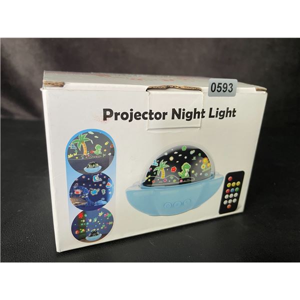 Color-Changing LED Projector Night Light/Star Projector with Remote Control - New