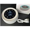 Image 2 : IdeaCasa White Noise Sleep/Sound Machine with LED Color-Changing Light - New