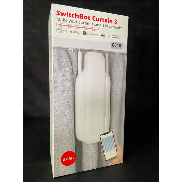 Switchbot Curtain 3 Smart Automatic Curtain Opener - Blutooth Remote Control w/ App/Timer - NEW