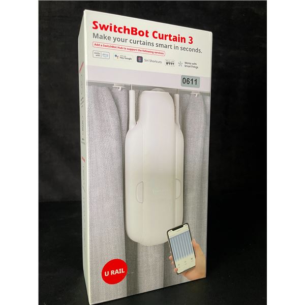 Switchbot Curtain 3 Smart Automatic Curtain Opener - Blutooth Remote Control w/ App/Timer - NEW