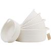 Image 1 : NaturalCozy 5PC Round Storage Baskets with Handles; Cotton Rope Baskets For Home Organization - New