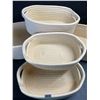 Image 3 : NaturalCozy 5PC Round Storage Baskets with Handles; Cotton Rope Baskets For Home Organization - New