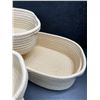 Image 5 : NaturalCozy 5PC Round Storage Baskets with Handles; Cotton Rope Baskets For Home Organization - New