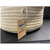 Image 6 : NaturalCozy 5PC Round Storage Baskets with Handles; Cotton Rope Baskets For Home Organization - New