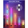 Image 2 : 57" LED RGB Color-Changing Floor Lamp w/ Smart App & Remote Control, Music Sync, Dimmable - New!