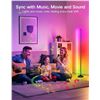 Image 4 : 57" LED RGB Color-Changing Floor Lamp w/ Smart App & Remote Control, Music Sync, Dimmable - New!