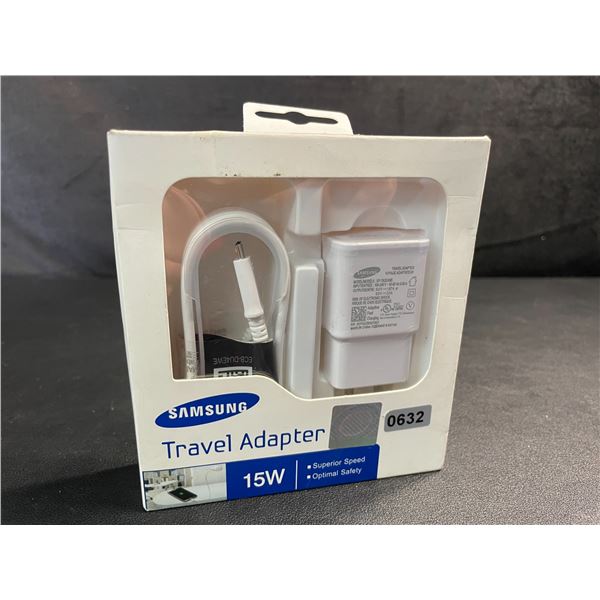 Samsung Travel Adapter (15W) Micro-USB, 5Ft Cable Length - New
