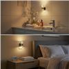 Image 3 : 2-Pack LED Motion Sensor Night Lights; Wall Plug-In Design; Dimmable/Adjustable Brightness - New