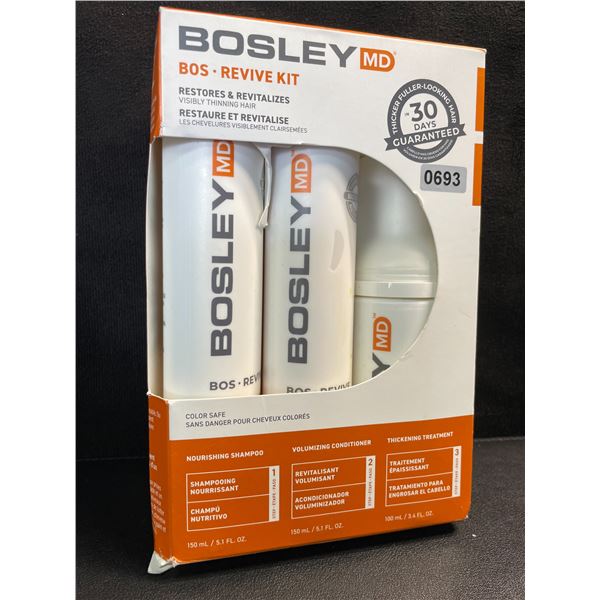 BosleyMD Bos Revive Haircare Kit for Thinning Hair - Shampoo, Conditioner & Thickening Treatment