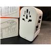 Image 3 : Lot of 2 Travel Adapters with Variable Voltage, USB-C+USB-A Ports - Brand New