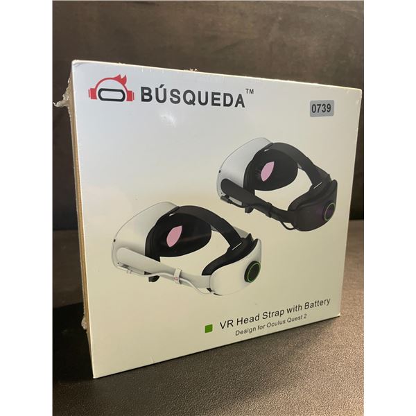 Busqueda Rechargeable 8000mAH Battery Headstrap for Oculus Quest/Meta Quest 2 - New