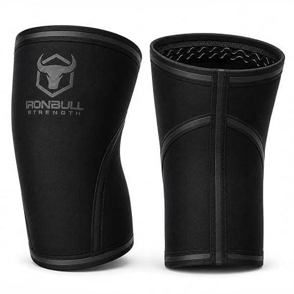 Ironbull Strength High-Performance 7mm Knee Sleeves (Size M) Relieves Knee Pain/Strains & Arthritis