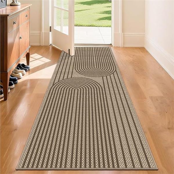 Faux Jute Runner Rug (6FT x 2FT) Non-Slip Carpet/Runner Rug for Indoor or Outdoor Use - New!