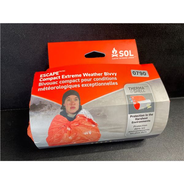 S.O.L. Survive Outdoors Longer Emergency Compact Extreme Weather Bivvy - Brand New