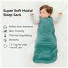 Image 9 : BubblePanda Ultra-Soft Toddler Sleep Sack (Fits 2T-3T) Emerald Color - New in Box!