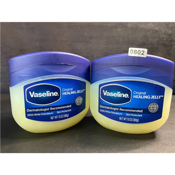 2-Pack of Vaseline 100% Pure Petroleum Original Healing Jelly (2x 368g) Brand New