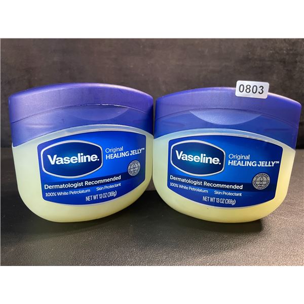 2-Pack of Vaseline 100% Pure Petroleum Original Healing Jelly (2x 368g) Brand New