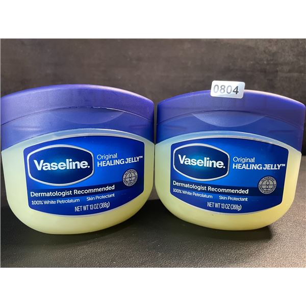 2-Pack of Vaseline 100% Pure Petroleum Original Healing Jelly (2x 368g) Brand New