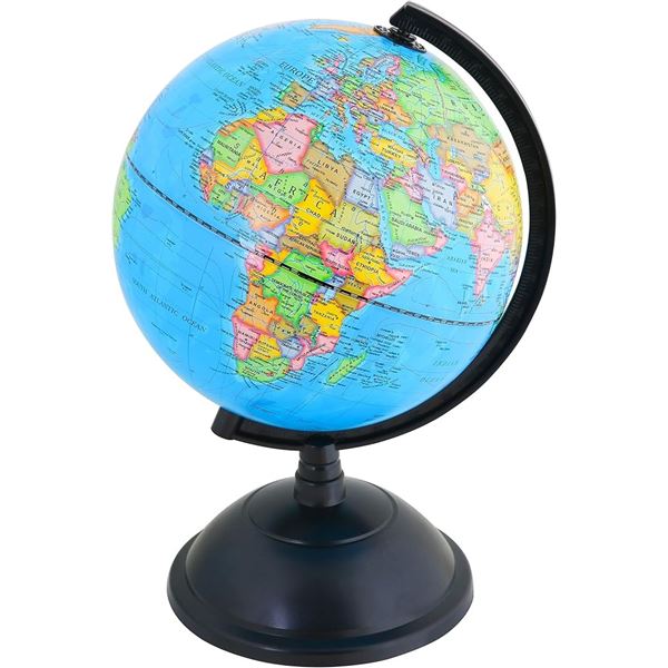 7.8" (20cm) World Globe/Educational Geographic Desk Globe - New
