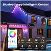 Image 2 : 200FT Outdoor LED RGB Eaves Lights - IP67 Weatherproof w/ Smart App Control & Remote - BRAND NEW!