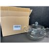 Image 1 : Glass Cooking Pot/Sauce Pan with Lid & Handles - New in Box