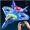 Image 1 : Remote Control Airplane Drone Toy w/ One Key Take Off/Landing, 3 Speed Modes, 360° Flips - New