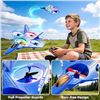 Image 5 : Remote Control Airplane Drone Toy w/ One Key Take Off/Landing, 3 Speed Modes, 360° Flips - New