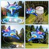 Image 6 : Remote Control Airplane Drone Toy w/ One Key Take Off/Landing, 3 Speed Modes, 360° Flips - New