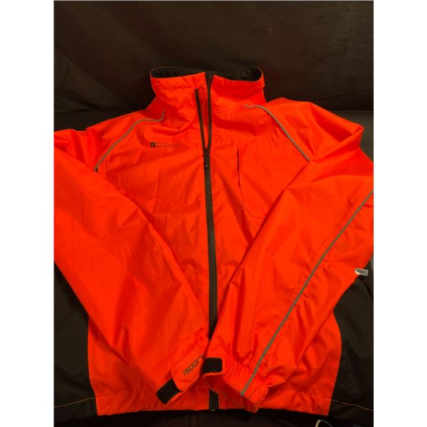 Mountain Warehouse Active Waterproof Jacket (Size L/G) Orange/Black - New