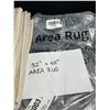 Image 3 : Indoor Area Rug (32" x 48" Size) w/ Non-Slip Backing - New