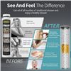 Image 8 : High-Pressure Handheld Shower Head with 9 Spray Settings; Filtered Handheld Shower Head - New