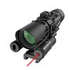 Image 1 : UUQ 4x32 Prism Rifle Scope with Red Laser - Tactical Optic Scope - Brand New!