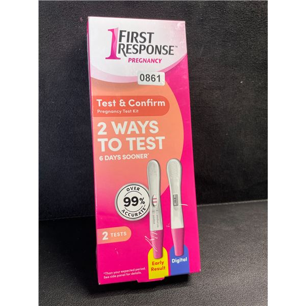 2-Pack of First Response At-Home Pregnancy Tests; Early/Digital Results - New Sealed