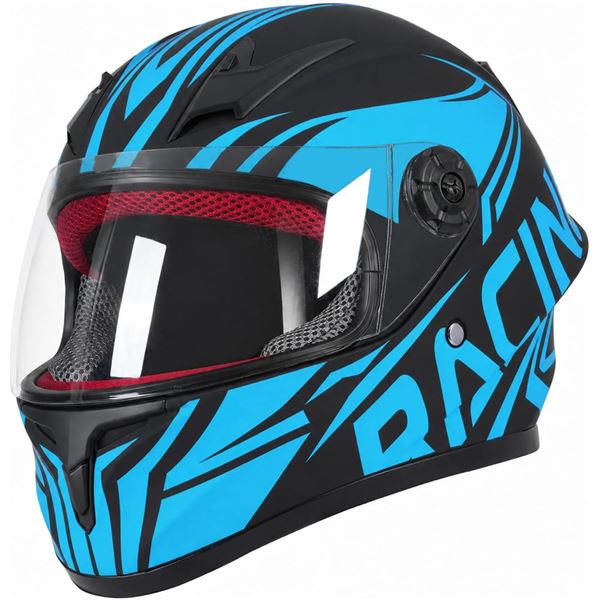Kids Full-Face Motorcycle Helmet (for Ages 5-10) Lightweight ATV/Motorcycle/Racing Helmet for Kids