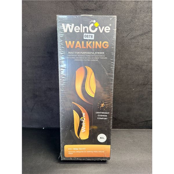 Welnove XL Lightweight Cushion Comfort Insoles - Trim to Fit - New