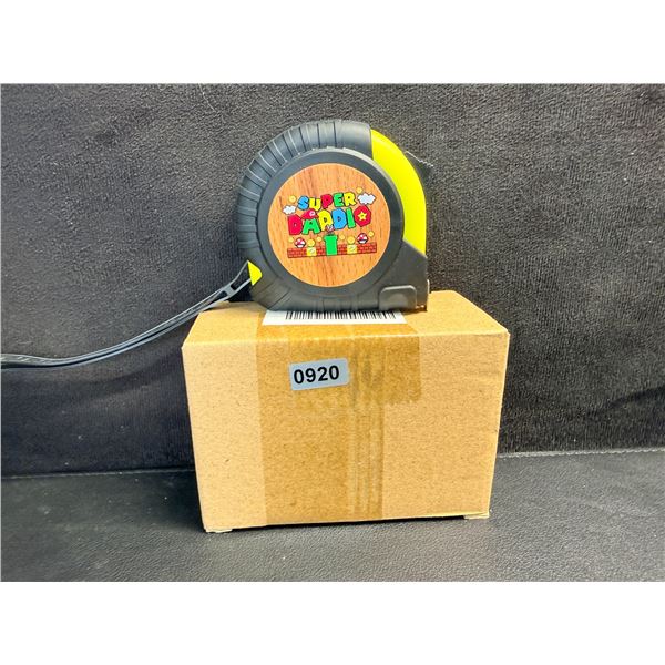 Home and Work Super Daddio Measuring Tape - PERFECT Gift for Dads Who Game! - New