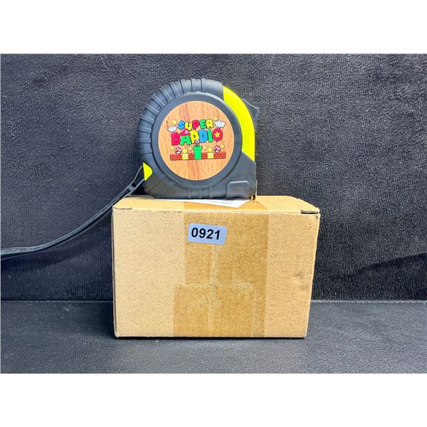 Home and Work Super Daddio Measuring Tape - PERFECT Gift for Dads Who Game! - New