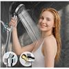 Image 3 : SR Sun Rise High Pressure Filtered Show Head with 9 Spray Modes - New