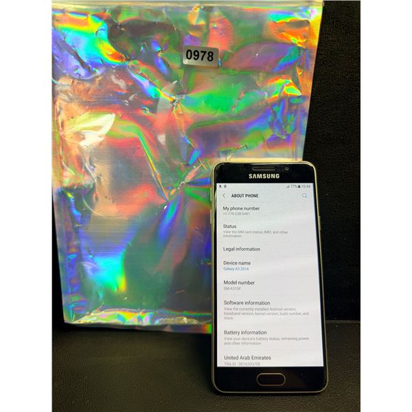 Samsung Galaxy A3 DUOS Excellent Shape - Formatted Ready to Use!