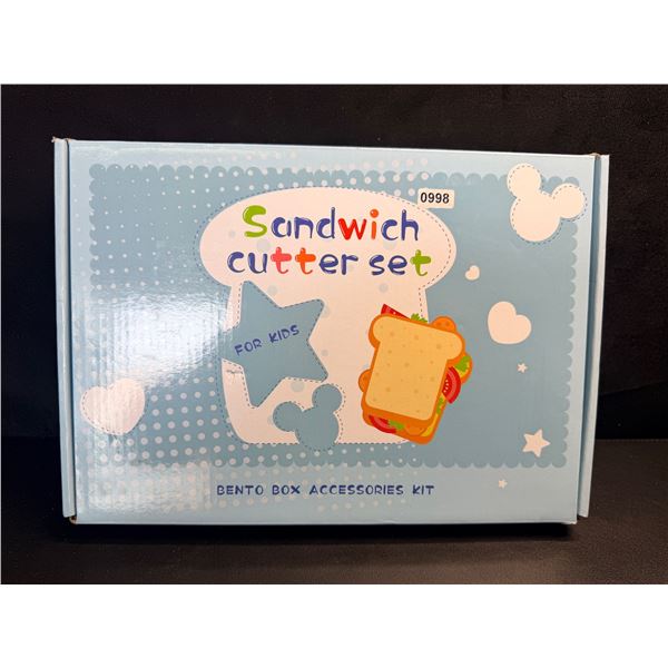 Food for Kids Sandwich Cutter Bento Box Accessory Kit - New