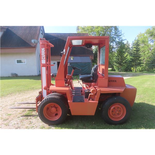 Clark All-Terrain Gas Forklift, 5000 Lb Capacity