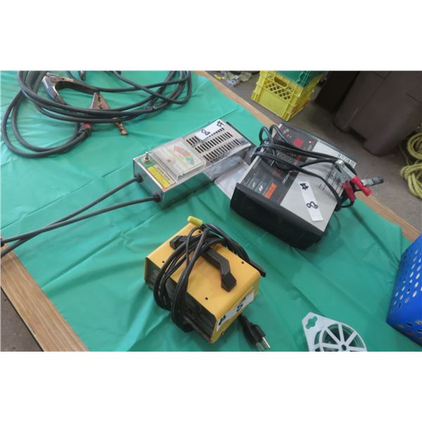 2 Battery Chargers with Load Tester